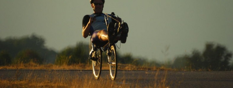 Roeifietsen op zijn Frans door Ingmar Zondervan 1996.1